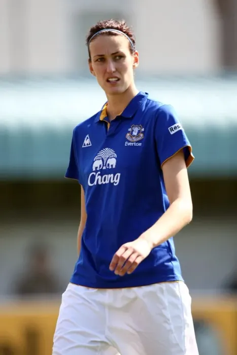 Framed Print : Jill Scott at Goodison Park: Everton Ladies vs. Lincoln Ladies, FA Womens Super League (6 May 2012)