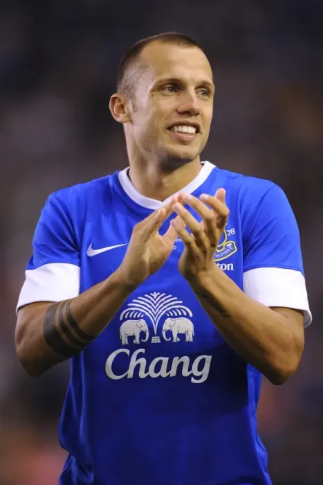 Framed Print : John Heitinga in Action: Everton vs AEK Athens Pre-Season Friendly at Goodison Park Framed Print : John Heitinga in Action: Everton vs AEK Athens Pre-Season Friendly at Goodison Park