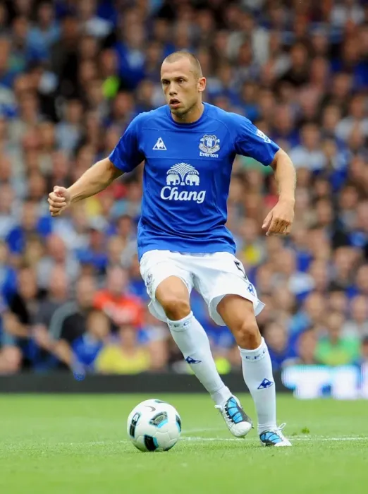 Framed Print : John Heitinga's Thrilling Performance: Everton vs. Wolverhampton Wanderers, Barclays Premier League (August 2010)