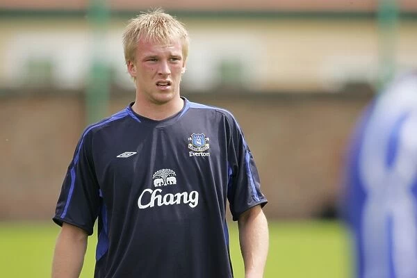 John Ruddy: Intense Concentration during Everton Training