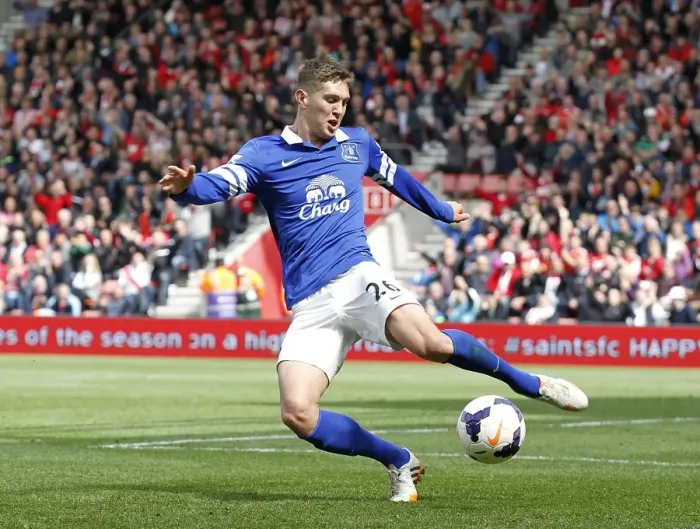 Framed Print : John Stones Brilliant Performance: Everton Secures 2-0 Victory Over Southampton (26-04-2014) Framed Print : John Stones Brilliant Performance: Everton Secures 2-0 Victory Over Southampton (26-04-2014)
