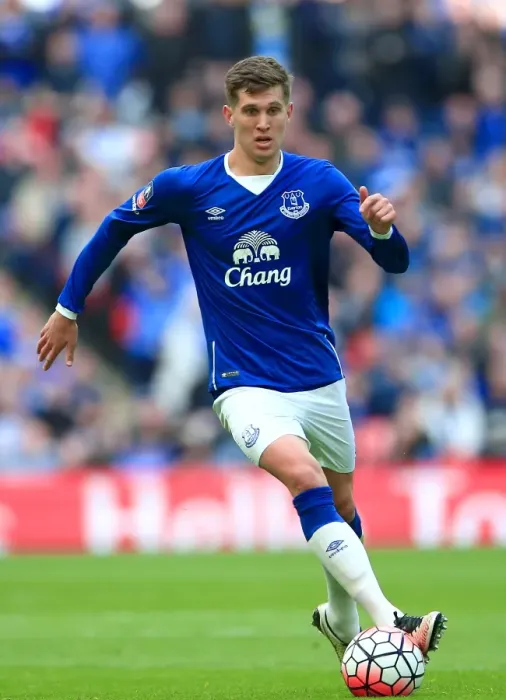 Framed Print : John Stones Unwavering Determination: Everton vs Manchester United in the Emirates FA Cup Semi-Final at Wembley Framed Print : John Stones Unwavering Determination: Everton vs Manchester United in the Emirates FA Cup Semi-Final at Wembley