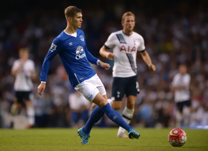 Framed Print : John Stones at White Hart Lane: Everton vs. Tottenham Hotspur in the Premier League Framed Print : John Stones at White Hart Lane: Everton vs. Tottenham Hotspur in the Premier League