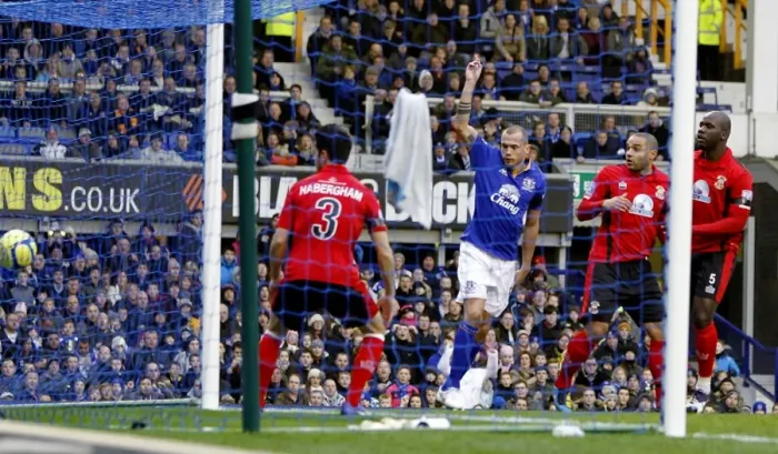 Framed Print : Johnny Heitinga's FA Cup Goal: Everton's Triumph over Tamworth (07.01.2012) Framed Print : Johnny Heitinga's FA Cup Goal: Everton's Triumph over Tamworth (07.01.2012)