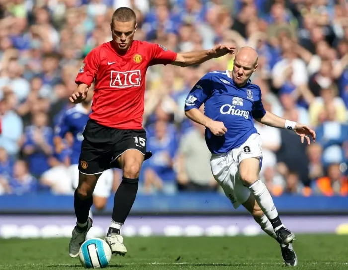 Framed Print : Johnson vs Vidic: Everton vs Manchester United - Premier League Showdown at Goodison Park (September 15, 2007) Framed Print : Johnson vs Vidic: Everton vs Manchester United - Premier League Showdown at Goodison Park (September 15, 2007)