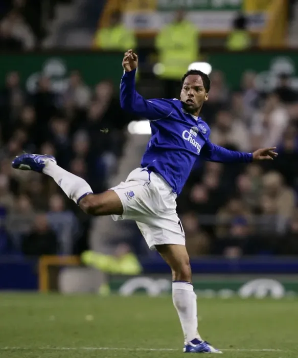 Framed Print : Joleon Lescott in Action: Everton vs. Aston Villa Framed Print : Joleon Lescott in Action: Everton vs. Aston Villa