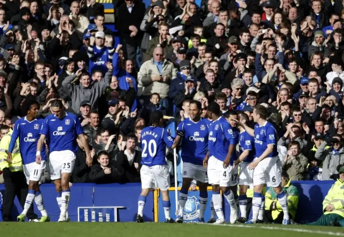Framed Print : Joleon Lescott Scores the Decisive Goal: Everton's Victory over Stoke City in the 08 / 09 Barclays Premier League Framed Print : Joleon Lescott Scores the Decisive Goal: Everton's Victory over Stoke City in the 08 / 09 Barclays Premier League