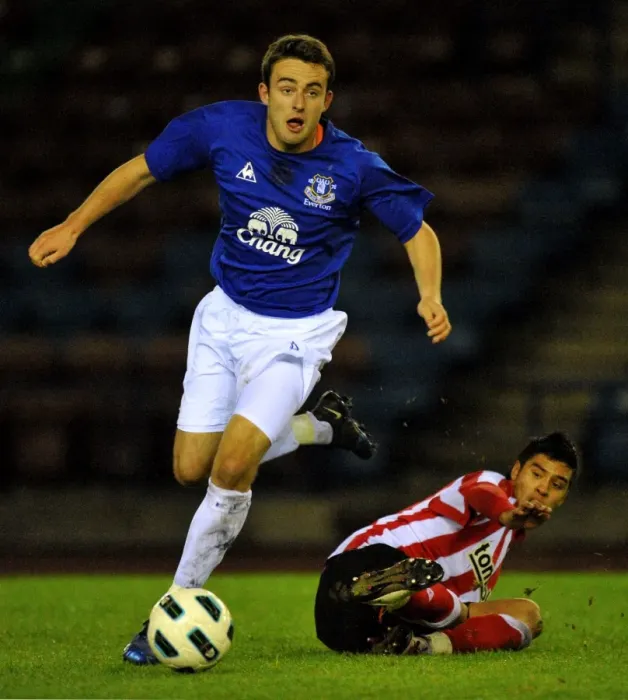 Framed Print : Jose Baxter: Everton's Tenacious Midfield Warrior