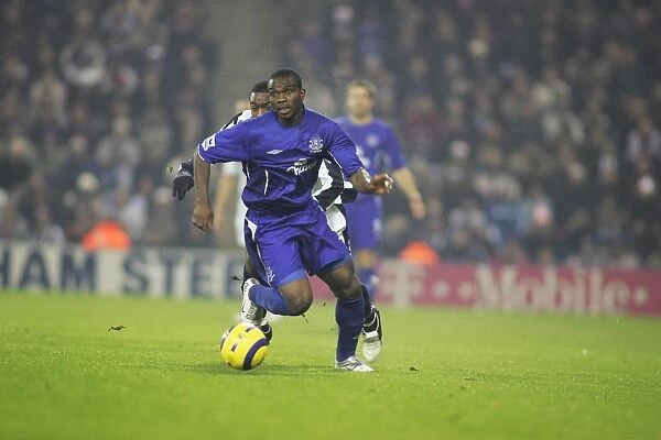 Joseph Yobo holds off the West Brom attacker
