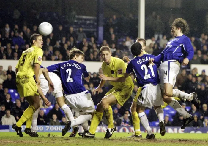 Framed Print : Kevin Kilbane: Soaring High - The Dominant Header Framed Print : Kevin Kilbane: Soaring High - The Dominant Header