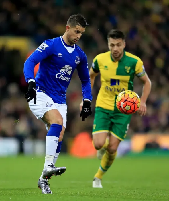 Framed Print : Kevin Mirallas in Action: Norwich City vs. Everton - Barclays Premier League at Carrow Road Framed Print : Kevin Mirallas in Action: Norwich City vs. Everton - Barclays Premier League at Carrow Road