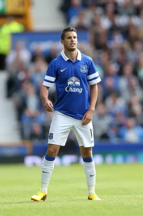Framed Print : Kevin Mirallas Scores the Winner: Everton Triumph Over Real Betis 2-1 in Pre-Season Friendly (August 11, 2013)