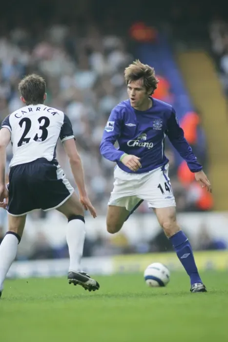 Framed Print : Kilbane vs. Carrick: A Moment of Skill on the Everton Football Field - Kilbane Tries to Outmaneuver Michael Carrick Framed Print : Kilbane vs. Carrick: A Moment of Skill on the Everton Football Field - Kilbane Tries to Outmaneuver Michael Carrick