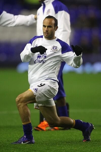 Landon Donovan in Action for Everton vs Bolton Wanderers (04 January 2012)