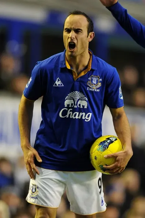 Framed Print : Landon Donovan at Goodison Park: Everton vs. Blackburn Rovers, Barclays Premier League Framed Print : Landon Donovan at Goodison Park: Everton vs. Blackburn Rovers, Barclays Premier League