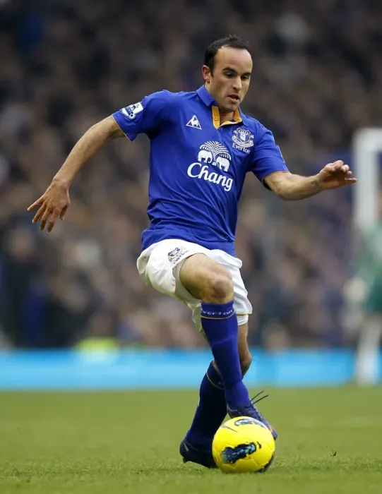 Framed Print : Landon Donovan at Goodison Park: Everton vs. Chelsea, Barclays Premier League (2012) Framed Print : Landon Donovan at Goodison Park: Everton vs. Chelsea, Barclays Premier League (2012)