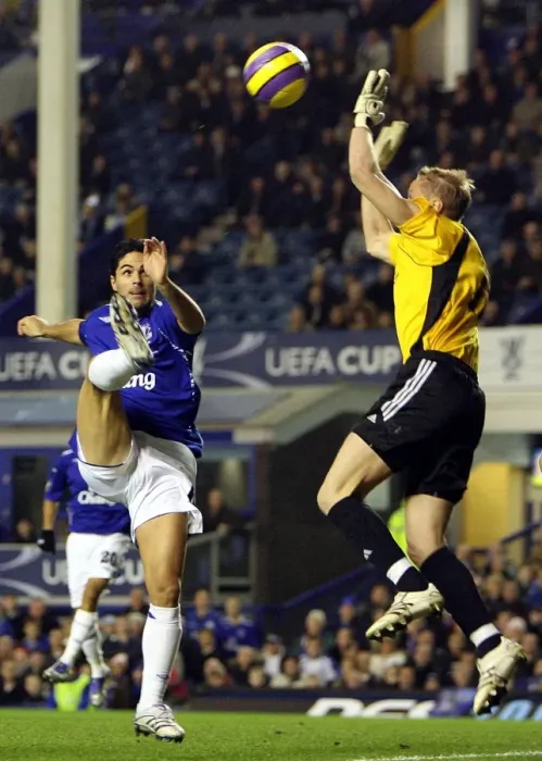 Framed Print : Last-Minute Heartbreak for Arteta: Everton's Thwarted Goal vs Zenit St. Petersburg, UEFA Cup 2007 Framed Print : Last-Minute Heartbreak for Arteta: Everton's Thwarted Goal vs Zenit St. Petersburg, UEFA Cup 2007