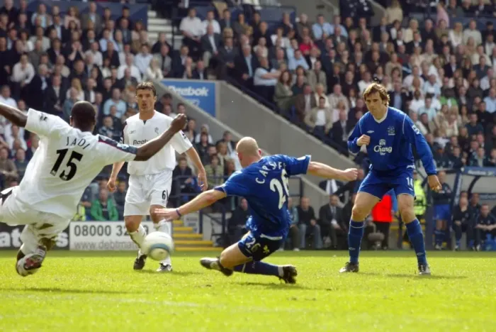 Framed Print : Lee Carsley: A Former Everton Football Club Player
