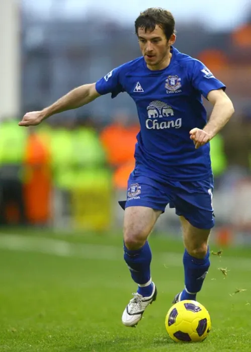 Framed Print : Leighton Baines in Action: Everton vs. Blackpool, Premier League (6 November 2010), Bloomfield Road Framed Print : Leighton Baines in Action: Everton vs. Blackpool, Premier League (6 November 2010), Bloomfield Road