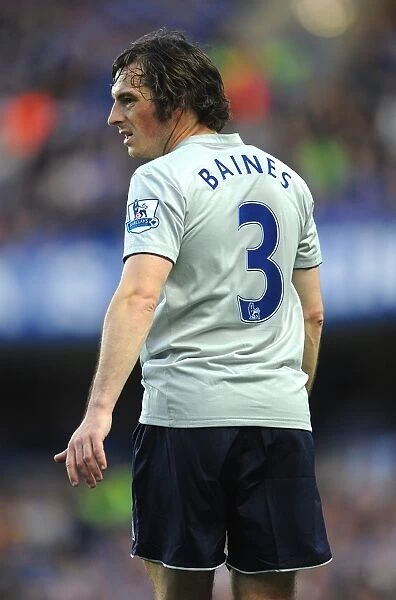 Leighton Baines in Action: Everton vs. Chelsea, Barclays Premier League (15 October 2011), Stamford Bridge