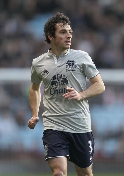Leighton Baines in Action: Everton vs. Aston Villa, Premier League Rivalry (14 January 2012)