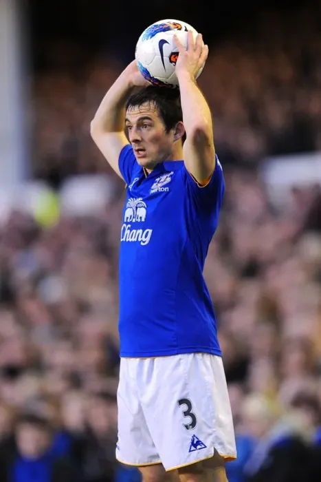 Framed Print : Leighton Baines in Action: Everton vs. Tottenham Hotspur at Goodison Park - Barclays Premier League (10 March 2012) Framed Print : Leighton Baines in Action: Everton vs. Tottenham Hotspur at Goodison Park - Barclays Premier League (10 March 2012)