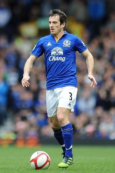 Leighton Baines in FA Cup Sixth Round Action: Everton vs. Sunderland (17 March 2012)