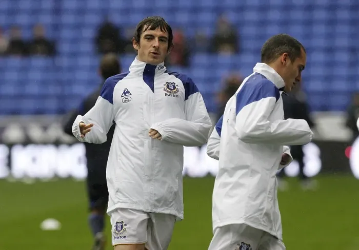 Framed Print : Leighton Baines: Focused During Everton's Warm-Up at Reebok Stadium (Bolton Wanderers vs Everton, Barclays Premier League, 26 November 2011) Framed Print : Leighton Baines: Focused During Everton's Warm-Up at Reebok Stadium (Bolton Wanderers vs Everton, Barclays Premier League, 26 November 2011)