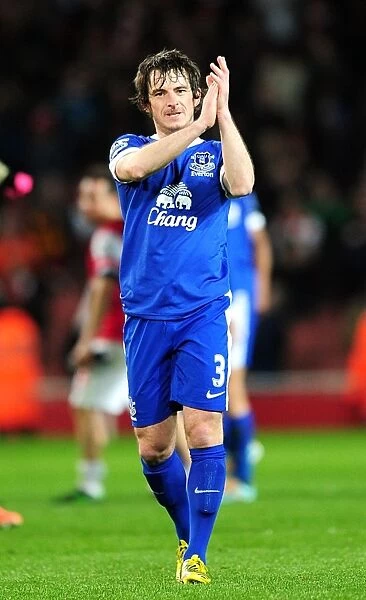 Leighton Baines Salutes Everton Fans: 0-0 Stalemate Against Arsenal (April 16, 2013)