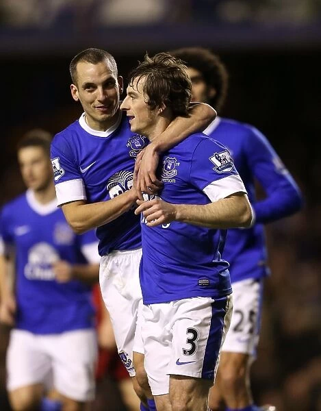 Leighton Baines Scores Game-Winning Penalty: Everton Secures 2-1 Victory Over West Bromwich Albion (January 30, 2013, Goodison Park)
