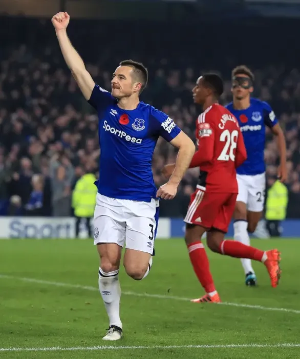 Framed Print : Leighton Baines Scores Thrilling Penalty: Everton's Third Goal vs. Watford in Premier League Framed Print : Leighton Baines Scores Thrilling Penalty: Everton's Third Goal vs. Watford in Premier League