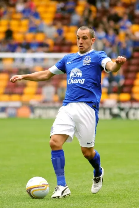 Framed Print : Leon Osman and Everton Kick Off Pre-Season at Motherwell's Fir Park Stadium Framed Print : Leon Osman and Everton Kick Off Pre-Season at Motherwell's Fir Park Stadium