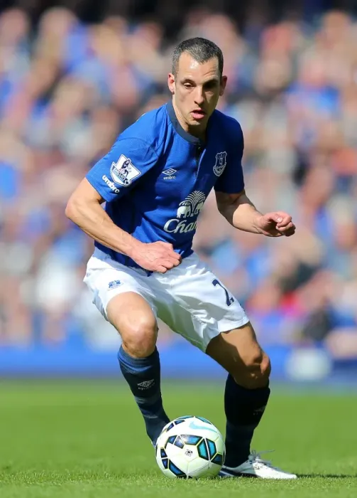 Framed Print : Leon Osman at Goodison Park: Everton vs Southampton, Barclays Premier League
