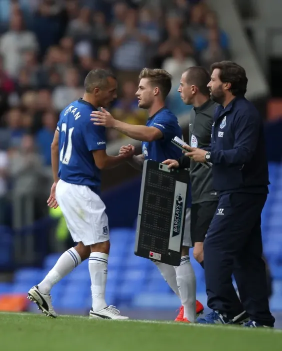 Framed Print : Leon Osman's Farewell: Everton vs FC Porto at Goodison Park Framed Print : Leon Osman's Farewell: Everton vs FC Porto at Goodison Park