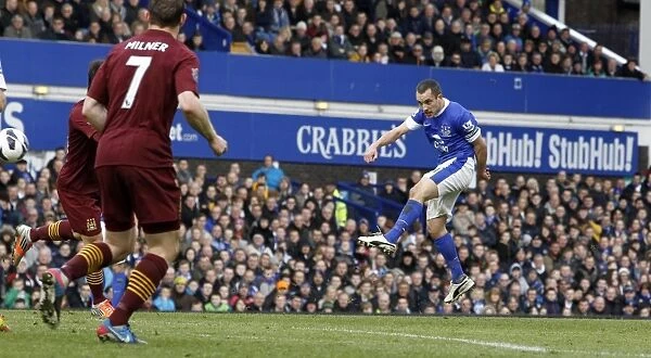 Leon Osman's First Goal: Everton's 2-0 Victory Over Manchester City (16-03-2013, Goodison Park)