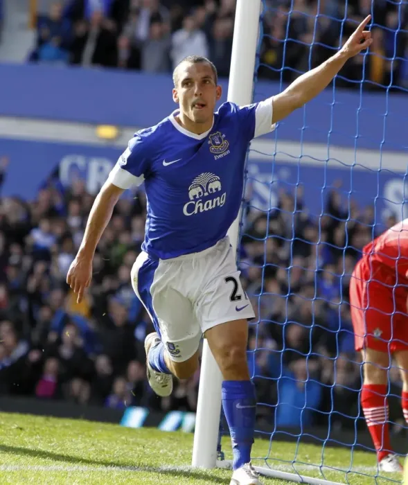 Framed Print : Leon Osman's Third Goal: Everton's Victory Over Southampton (3-1, Barclays Premier League, Goodison Park, 29-09-2012) Framed Print : Leon Osman's Third Goal: Everton's Victory Over Southampton (3-1, Barclays Premier League, Goodison Park, 29-09-2012)