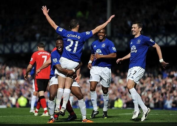 Leon Osman's Thrilling Goal: Everton's First at Goodison Park vs. Blackburn Rovers (April 16, 2011)