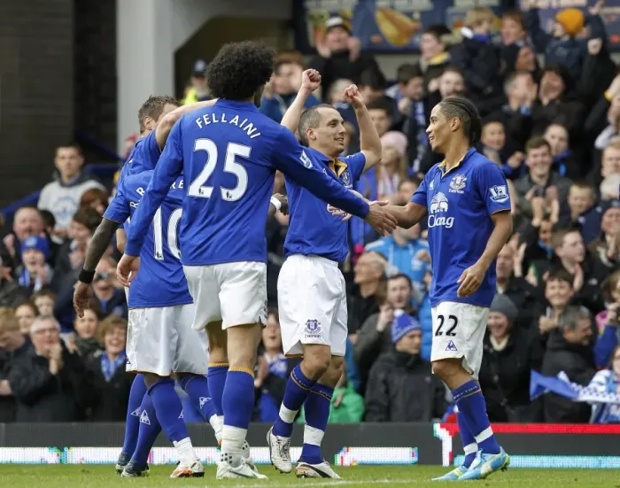 Framed Print : Leon Osman's Triple: Everton's 3-0 Thrill over Sunderland (April 9, 2012, Goodison Park) Framed Print : Leon Osman's Triple: Everton's 3-0 Thrill over Sunderland (April 9, 2012, Goodison Park)