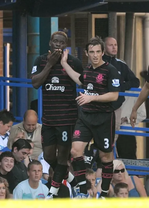 Framed Print : Louis Saha's Thrilling Opener: Everton at Fratton Park vs. Portsmouth, Barclays Premier League Framed Print : Louis Saha's Thrilling Opener: Everton at Fratton Park vs. Portsmouth, Barclays Premier League