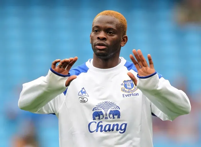 Framed Print : Louis Saha's Unforgettable Night: Everton's Triumph Over Manchester City - September 24, 2011 (Etihad Stadium) Framed Print : Louis Saha's Unforgettable Night: Everton's Triumph Over Manchester City - September 24, 2011 (Etihad Stadium)