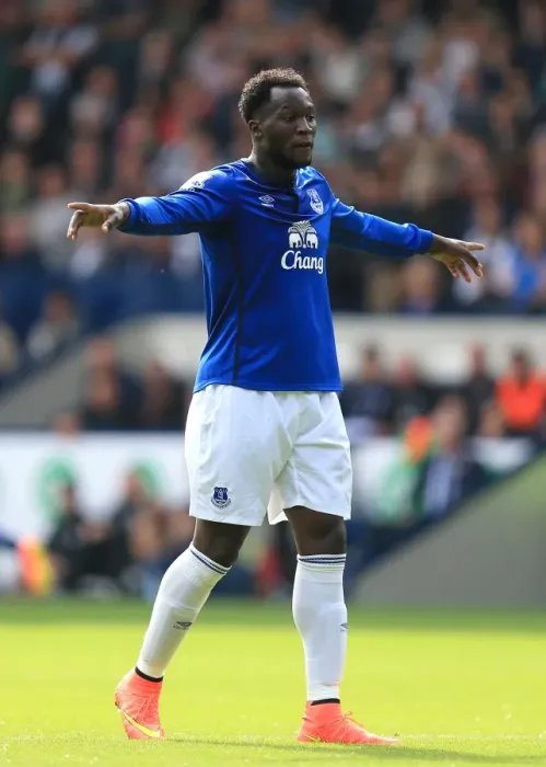Framed Print : Lukaku's Return: Everton vs. West Bromwich Albion - The Hawthorns, Premier League