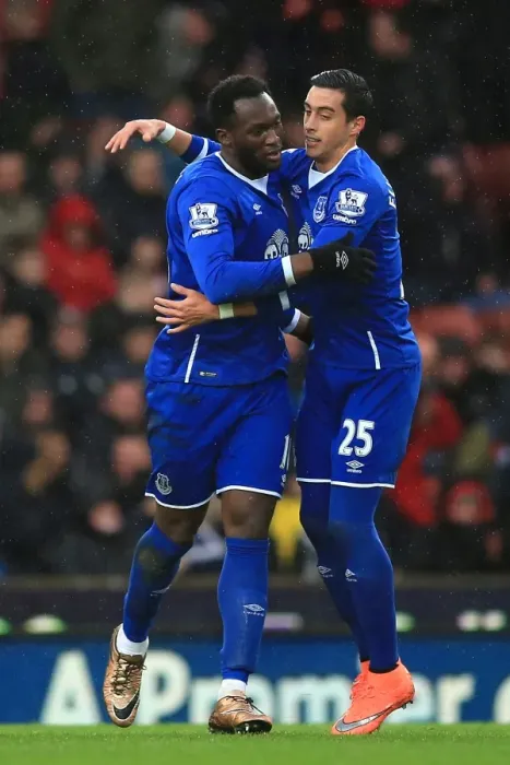 Framed Print : Lukaku's Strike: Everton's Historic First Goal vs Stoke City at Britannia Stadium Framed Print : Lukaku's Strike: Everton's Historic First Goal vs Stoke City at Britannia Stadium