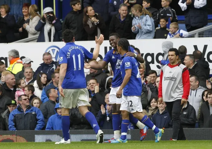 Framed Print : Magaye Gueye Scores First Everton Goal: A Triumphant Moment at Goodison Park Against Sunderland (09.04.2012) Framed Print : Magaye Gueye Scores First Everton Goal: A Triumphant Moment at Goodison Park Against Sunderland (09.04.2012)
