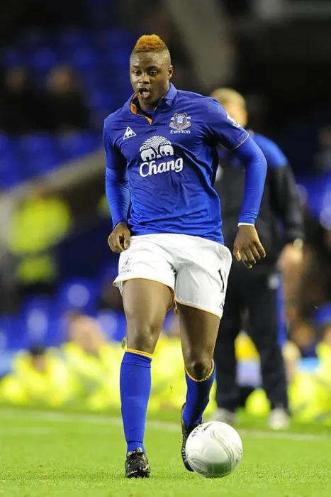 Framed Print : Magaye Gueye Scores the Winner: Everton Advance in Carling Cup Past West Bromwich Albion