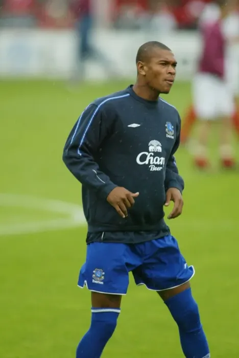 Framed Print : Marcus Bent in Action for Everton against Crewe, 2007 Pre-Season Friendly, Alexander Stadium Framed Print : Marcus Bent in Action for Everton against Crewe, 2007 Pre-Season Friendly, Alexander Stadium