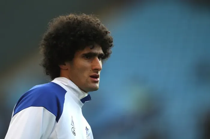 Framed Print : Marouane Fellaini in Action: Everton vs. Aston Villa, Premier League Rivalry (14 January 2012) Framed Print : Marouane Fellaini in Action: Everton vs. Aston Villa, Premier League Rivalry (14 January 2012)