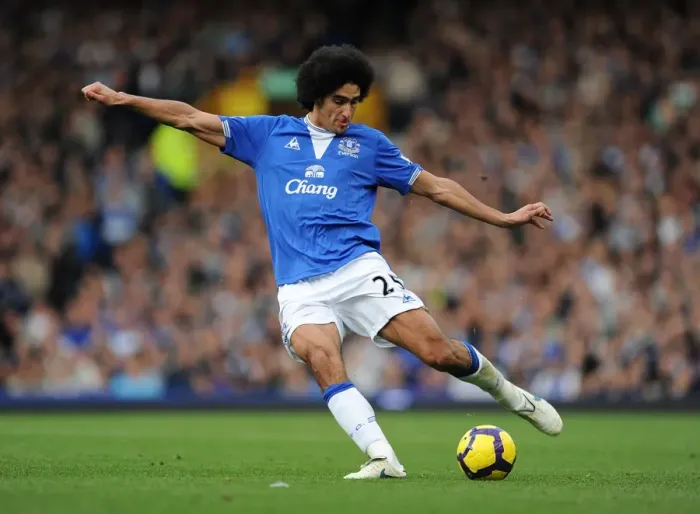 Framed Print : Marouane Fellaini in Action: Everton vs Aston Villa, Premier League, Goodison Park Framed Print : Marouane Fellaini in Action: Everton vs Aston Villa, Premier League, Goodison Park