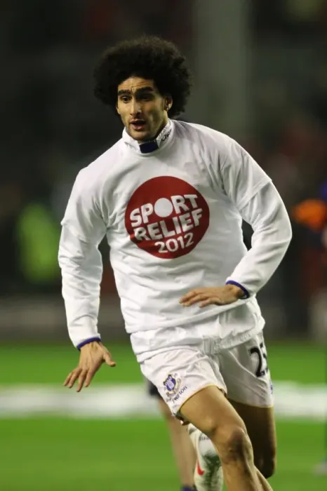 Framed Print : Marouane Fellaini at Anfield: Everton vs Liverpool, Barclays Premier League (13 March 2012) Framed Print : Marouane Fellaini at Anfield: Everton vs Liverpool, Barclays Premier League (13 March 2012)