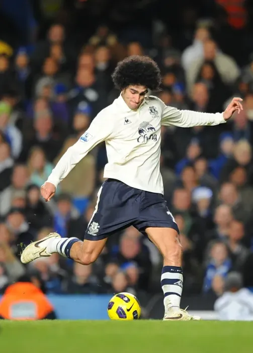Framed Print : Marouane Fellaini: Everton's Powerful Midfield Enforcer Framed Print : Marouane Fellaini: Everton's Powerful Midfield Enforcer