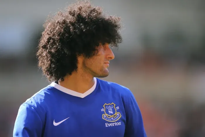 Framed Print : Marouane Fellaini at Keith Southern's Testimonial: Everton vs. Blackpool, Bloomfield Road Framed Print : Marouane Fellaini at Keith Southern's Testimonial: Everton vs. Blackpool, Bloomfield Road